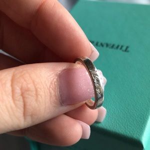 Authentic Tiffany $ Co “I love you” ring